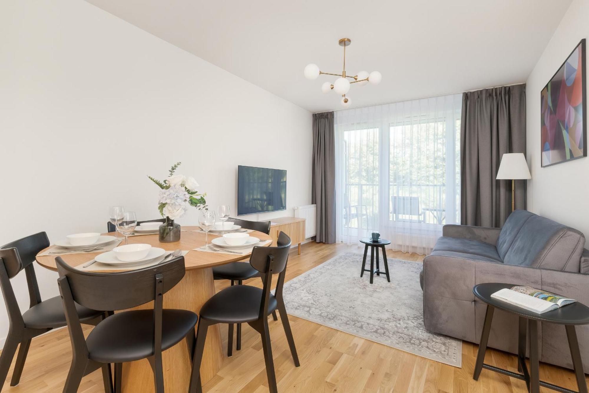 Stylowy Apartament W Gdansku Parking & Ekspres Do Kawy By Noclegi Renters エクステリア 写真